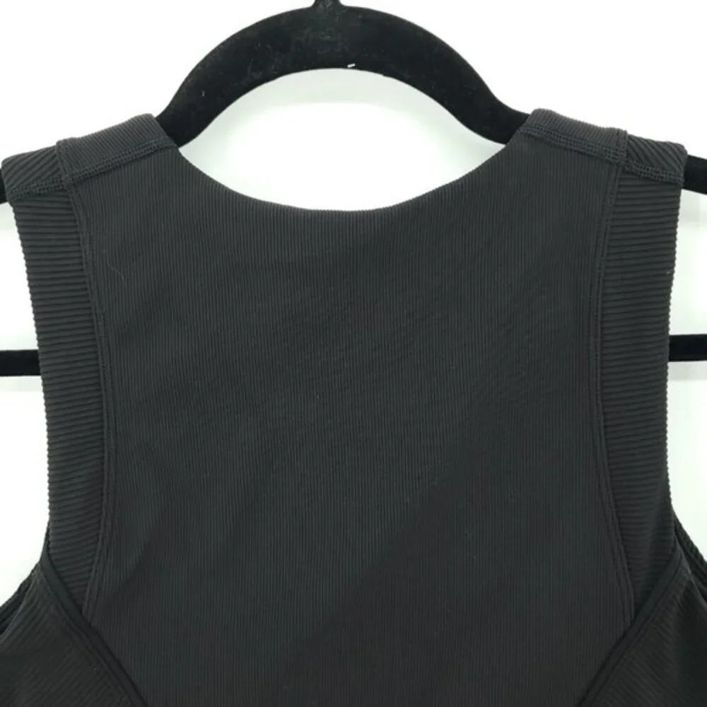 Lululemon Kick Serve Bra Texture 8 Black